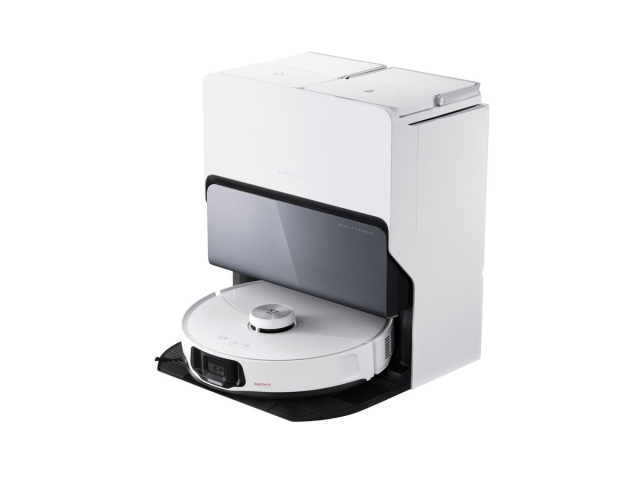 Roborock S8 MaxV Ultra robotti-imuri ja -moppi, jossa on itsepuhdistuva asema - Valkoinen