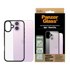 PanzerGlass HardCase - iPhone 16 Plus - läpinäkyvä