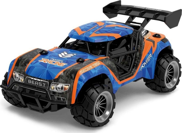 TEC-TOY Speed Racing R/C 1:18 - Sininen/oranssi (471412)