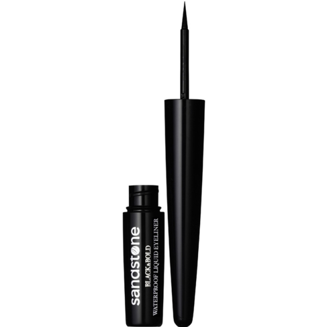 SandStone Musta & rohkea nestemäinen eyeliner