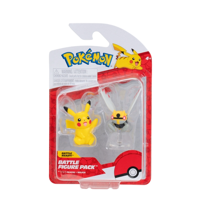 Pokémon Taisteluhahmo Ninjask ja Pikachu (PKW3576)