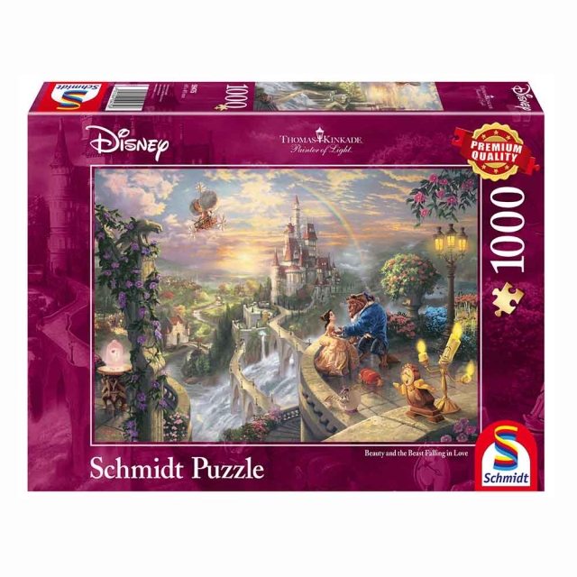 Schmidt Spiele - Thomas Kinkade: Disney - Kaunotar ja hirviö, 1000 kpl (SCH59475)