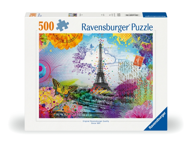 Ravensburger Puzzle Postikortti Pariisista 500p (12000772)
