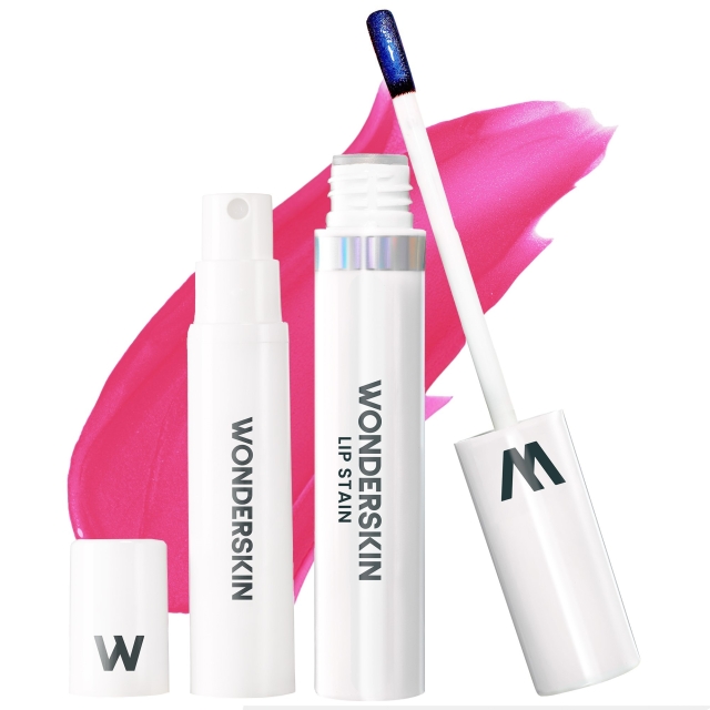 Wonderskin Wonder Blading Lip Stain Kit Neon Rose -huulten värjäyssetti