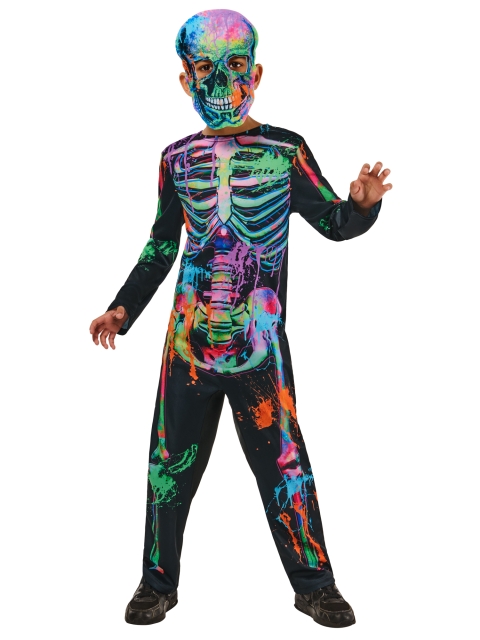 Rubies Halloween Costume - Bonesky Graffiti Skeleton (110-116 cm)