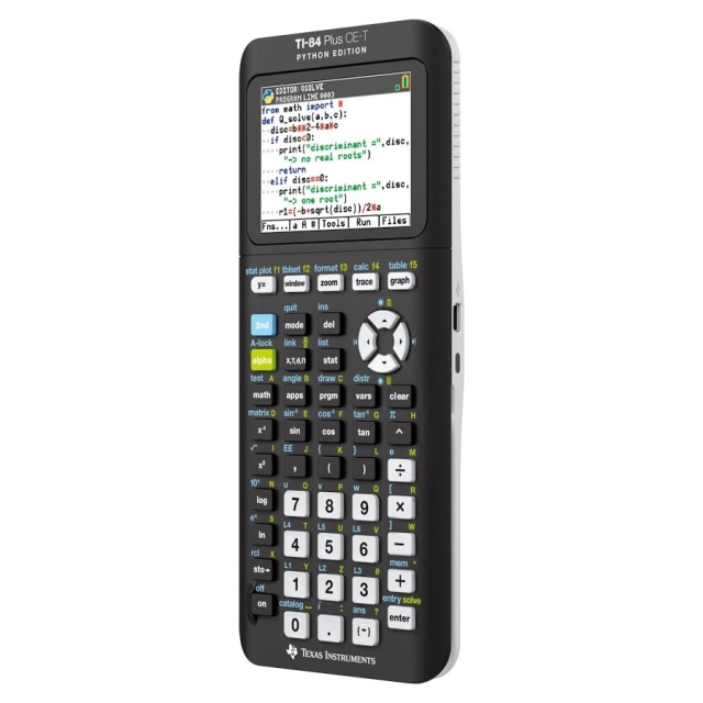 Texas Instruments TI-84 Plus CE-T Python-grafiikkalaskuri