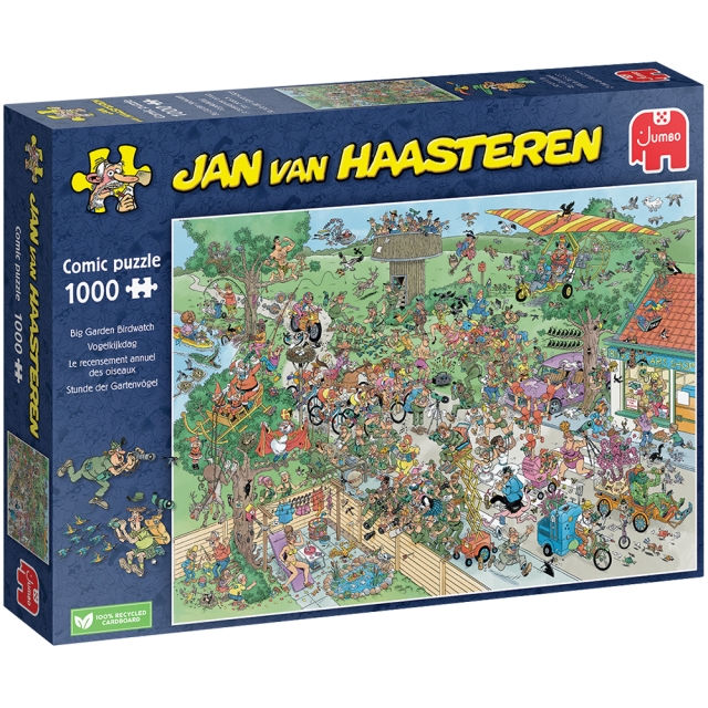 Jan van Haasteren Iso puutarha-lintukello (1000 kpl) (JUM00340)
