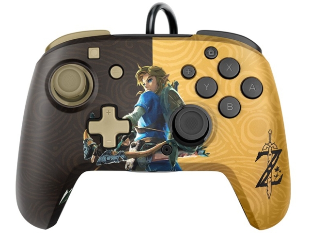 PDP Gaming Nintendo Switch Faceoff Deluxe -ohjain + ääni - Zelda