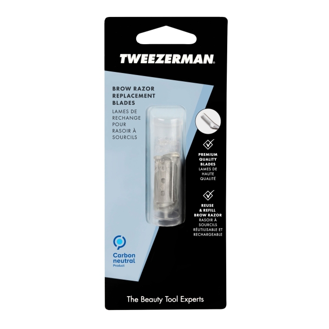 Tweezerman Brow Razor korvaavat terät
