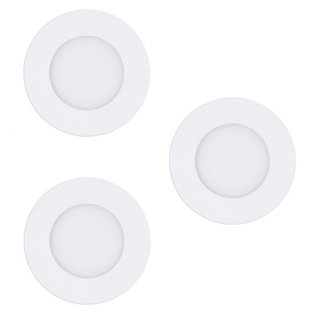 Eglo Sarja 3x Fueva-Z upotettu valkoinen Ø8.5 - TW - Zigbee, Bluetooth