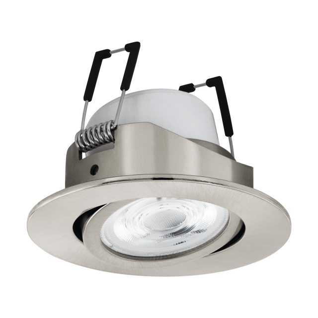 Eglo Saliceto-Z upotettava valaisin harjattua terästä Ø8,8 - RGB + TW - Zigbee, Bluetooth