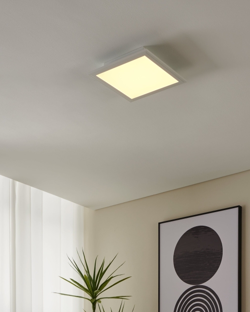 Eglo Salobrena-Z paneeli valkoinen 30x30 - TW - Zigbee, Bluetooth