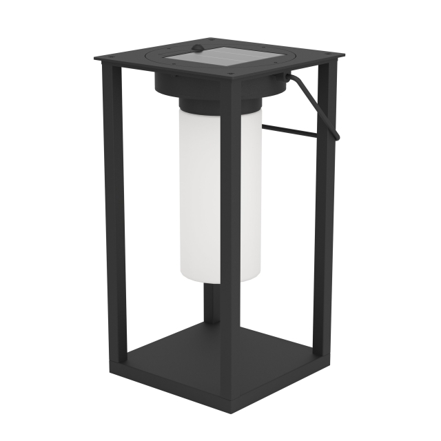 Eglo USIGNI SOLAR LANTERN - musta/valkoinen
