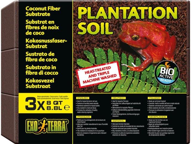Exoterra Plantation Soil 3 X 8.8L Trooppinen kasvualusta - (222.5091)