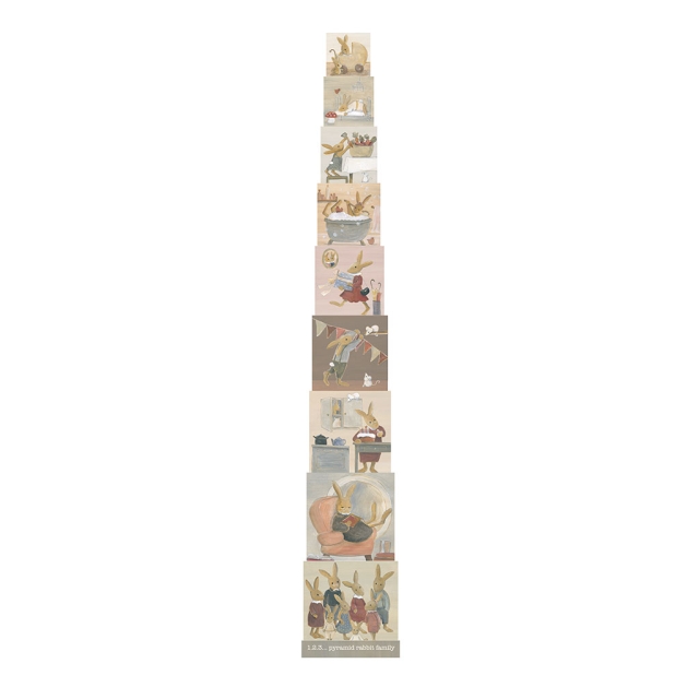 Egmont Toys Pyramid 123 Rabbit Family - (570037)