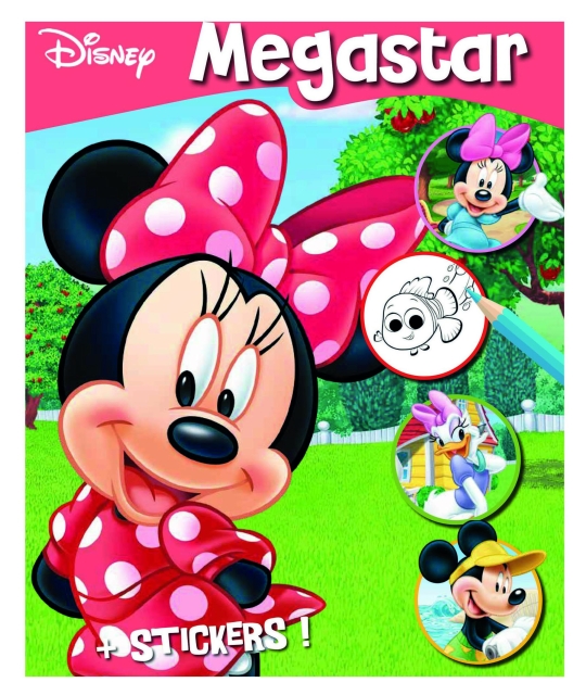 Disney Megatähti-värityskirja - Minni Hiiri