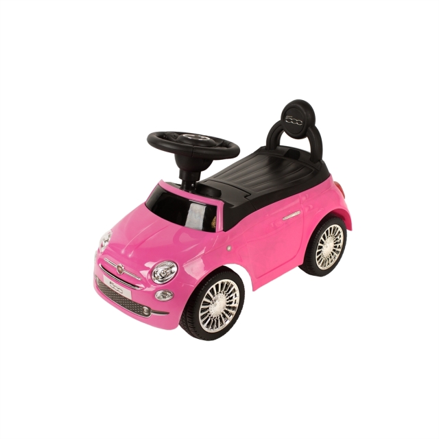 Babytrold Fiat 500 - Ajoauto - vaaleanpunainen (20-42FI-P)