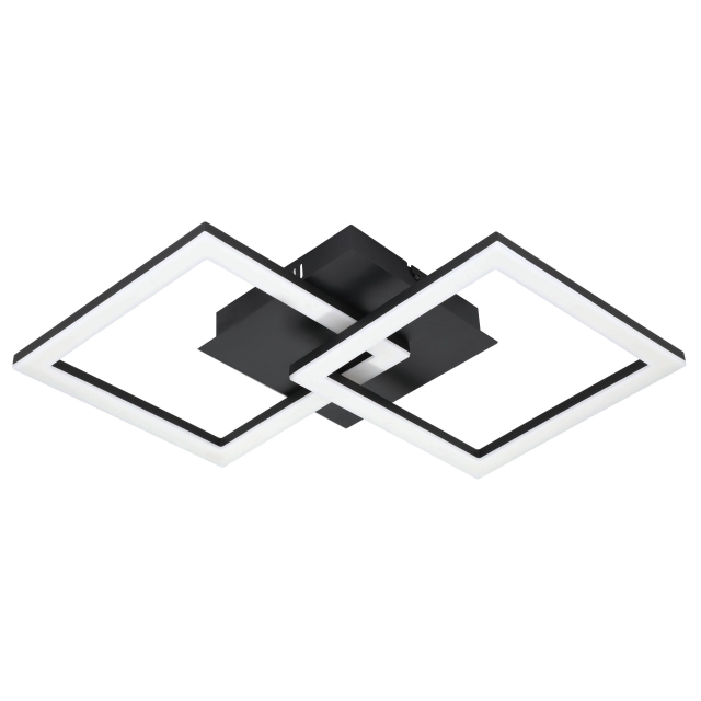 Eglo Paranday-Z kattovalaisin mustalla 52.5x31 - TW - Zigbee, Bluetooth