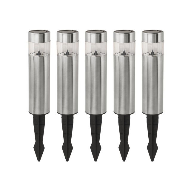 Eglo Aurinkosetti 5L H200 RS - Ruostumaton teräs - 20 cm korkea ja 10 cm:n piikki