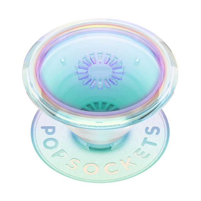 PopSockets Matkapuhelimenpidike PopGrip Original Clear Iridescent