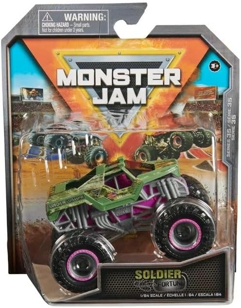 Monster Jam 1:64 Yksittäispakkaus - Sotilas