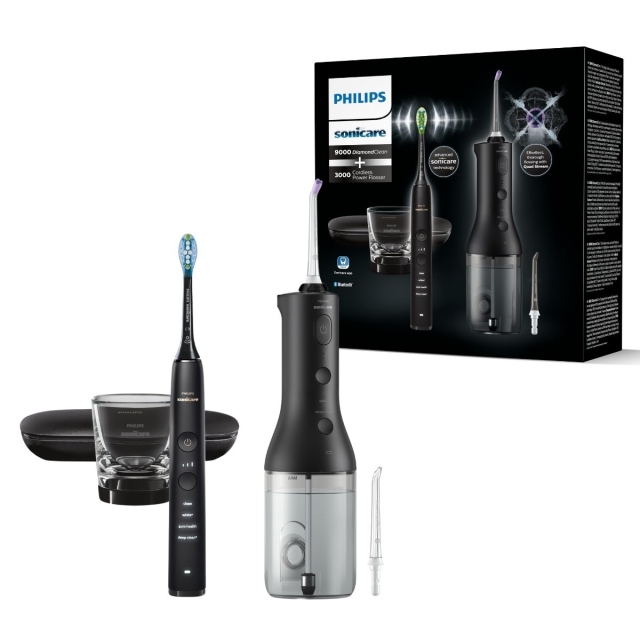 Philips Musta johdoton hammasharja DiamondClean 9000 (HX3886/43)