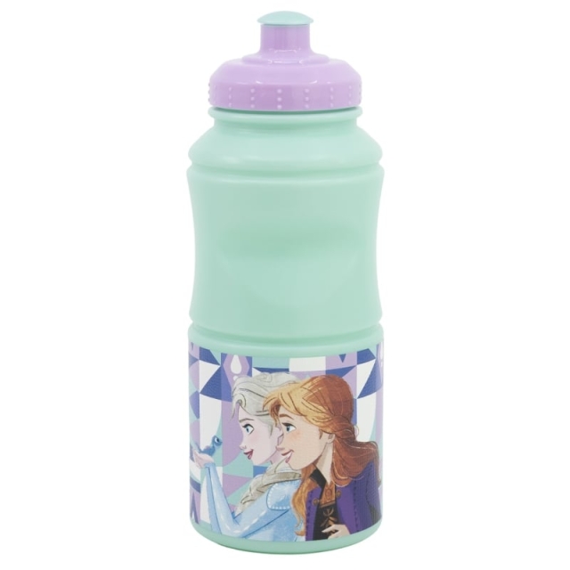 STOR Helposti pidettävä urheiluvesipullo, 380 ml - Frozen (088808722-74255-12)