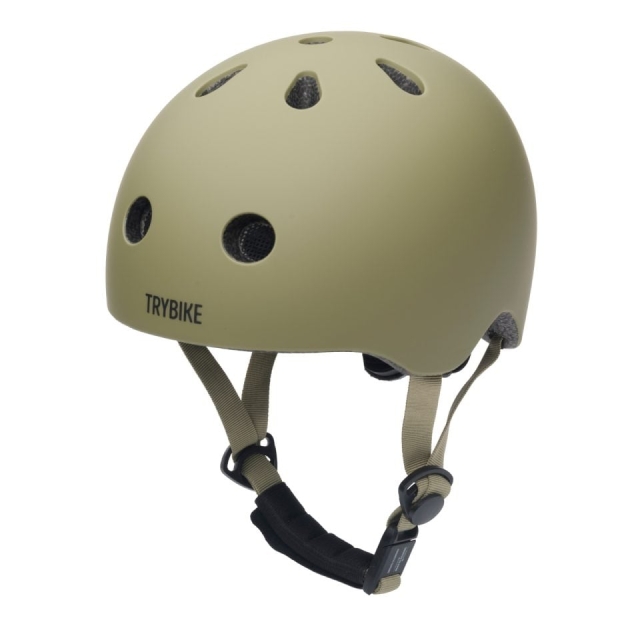 Trybike Retro kypärä - Vintage matta vihreä - XS