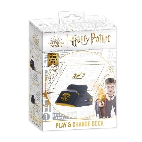 Trade Invaders Harry Potter-Nintendo Switch-2 in 1 telakka ja jalusta-Musta Tylypahka