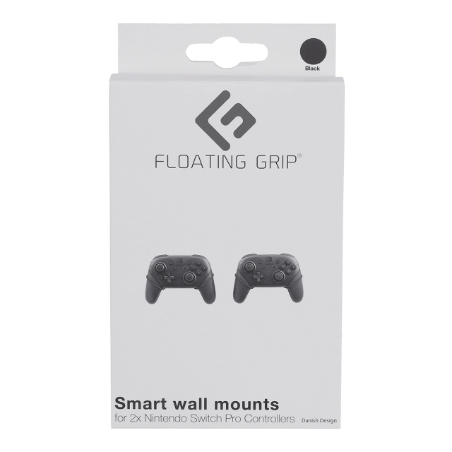 FLOATING GRIP Nintendo Switch Pro Controller -ohjaimen seinäteline FLOATING GRIP®, musta