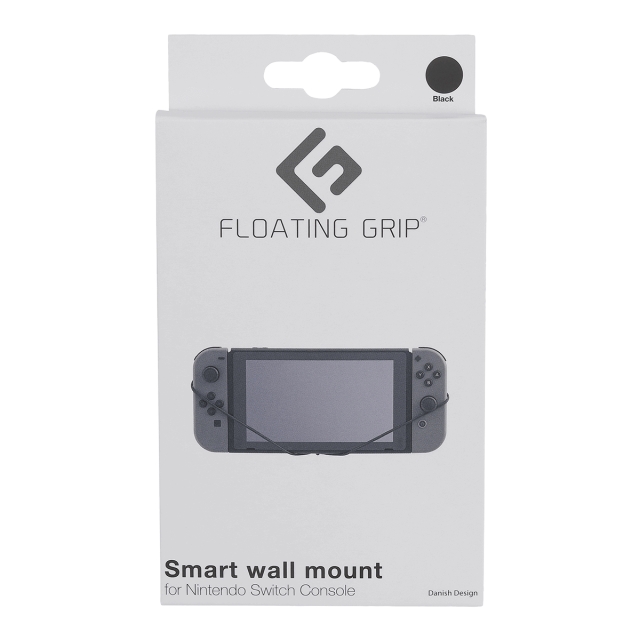 FLOATING GRIP Nintendo Switch -konsolin seinäteline FLOATING GRIP®, musta
