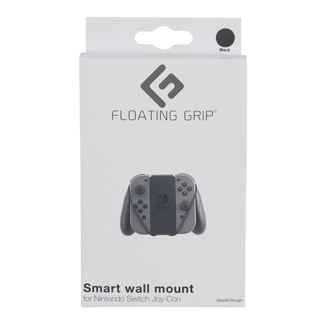 FLOATING GRIP Nintendo Switch Joy-Con -seinäkiinnike musta/harmaa
