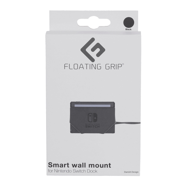 FLOATING GRIP Nintendo Switch -telakan seinäteline FLOATING GRIP®, musta