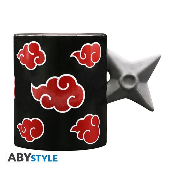 Abysse NARUTO SHIPPUDEN - 3D kahvainen muki - Akatsuki Shuriken x2