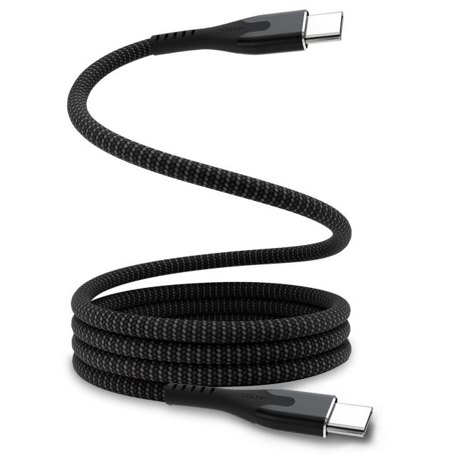STATIK Magneettikaapeli Magstack Pro USB-C USB-C:hen Musta 1m