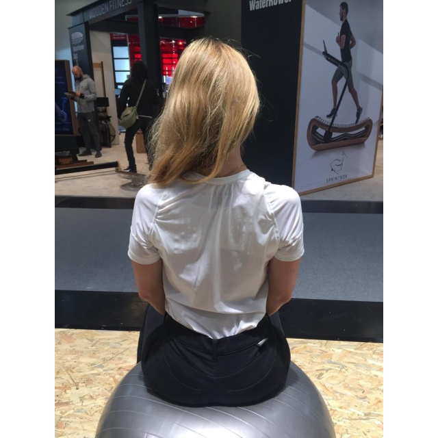 SWEDISH POSTURE T-paita Naiset Reminder Valkoinen XL