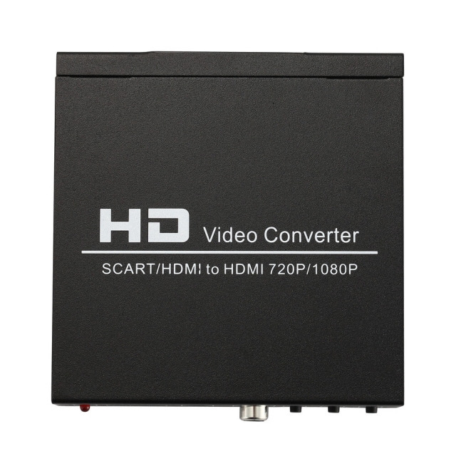 North SCART+HDMI - HDMI HD Muunnin ja Switch Musta
