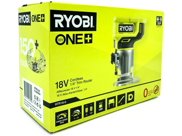 HAND MILL RYOBI RTR18-0 ONE+ 18V WITHOUT BATTERY