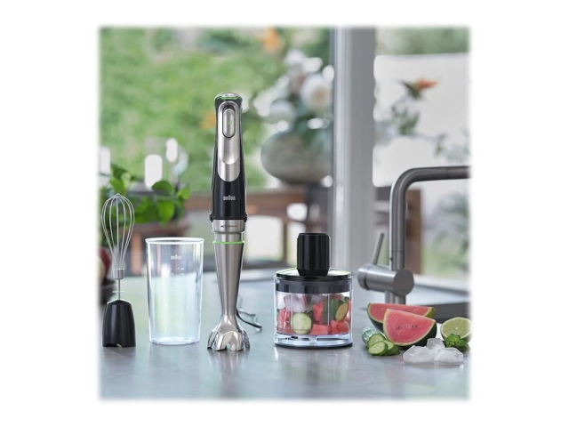 Braun Multiquick 9 MQ 9135XI hand blender Premium black/brushed stainless steel