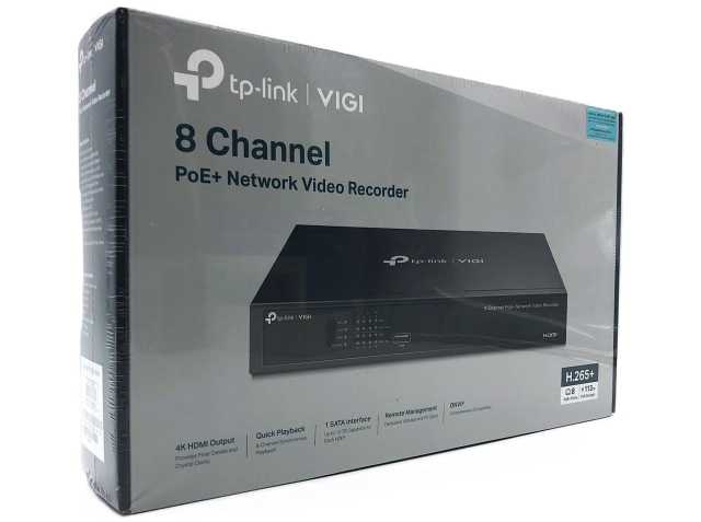 TP-Link VIGI NVR1008H-8MP V1 Standalone NVR