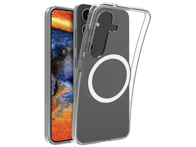 dbramante1928 Greenland Pro Qi2 Protective Case Clear Samsung Galaxy S25