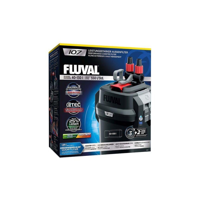 Fluval Kanisterisuodatin 107 550l/H - (126.4107)