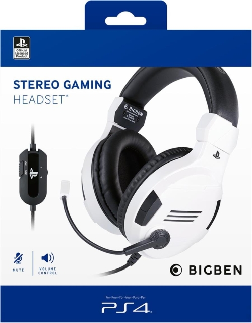 Bigben playstation 4 HW Bigben Stereo Gaming Headset v3 (valkoinen)