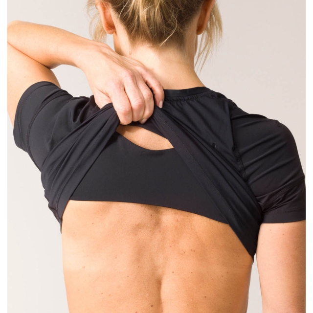 SWEDISH POSTURE T-paita Naiset Reminder Musta S