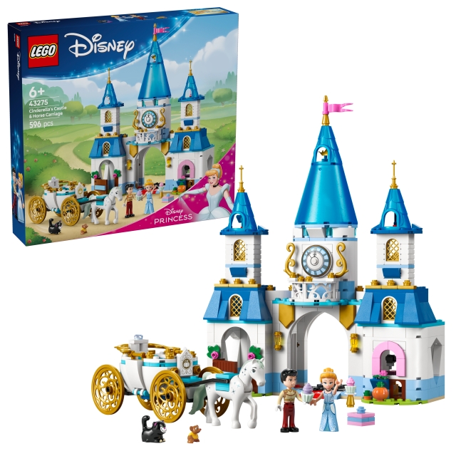 LEGO Disney Princess - Tuhkimon linna ja hevosvaunut (43275)