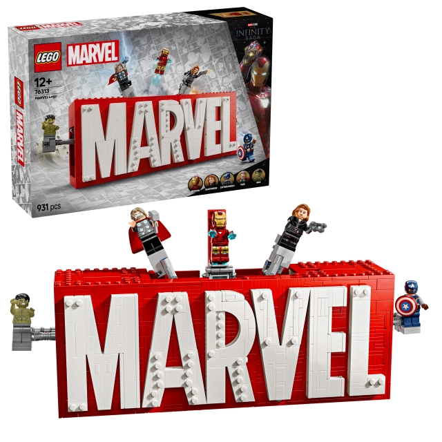 LEGO Supersankarit - MARVEL-logo ja minifiguurit (76313)
