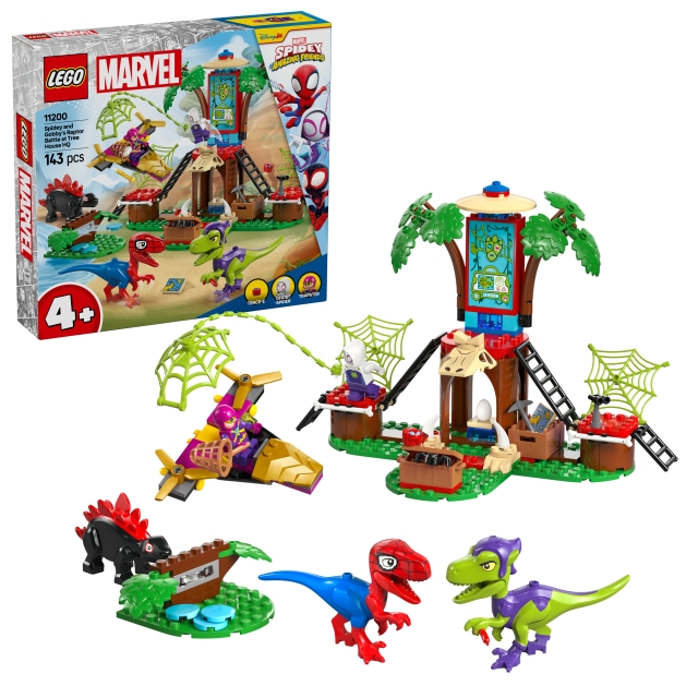 LEGO Spidey - Spideyn ja Gobbyn raptoritaistelu Tree House HQ:ssa (11200)