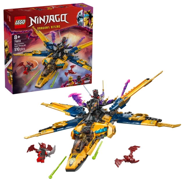 LEGO Ninjago - Rasin ja Arinin supermyrskysuihkukone (71833)