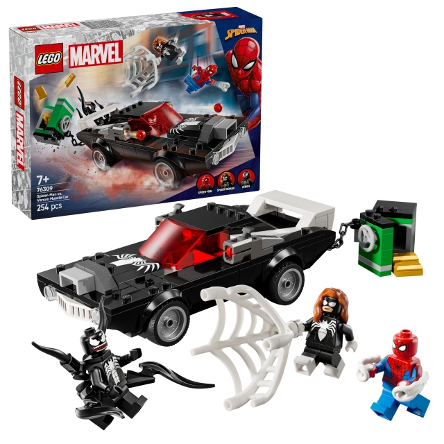 LEGO Supersankarit - Hämähäkkimies vs. Venom muskeliauto (76309)