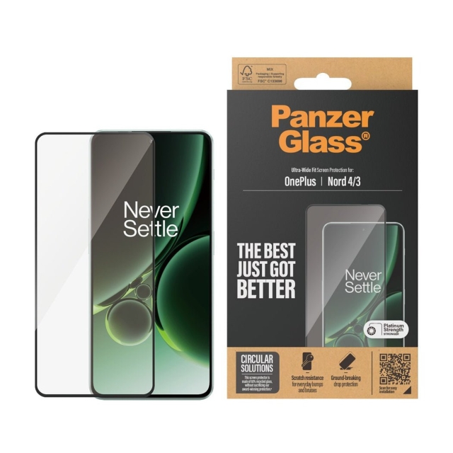 PanzerGlass Näytönsuoja - OnePlus Nord 4. 3 - Erittäin laaja istuvuus